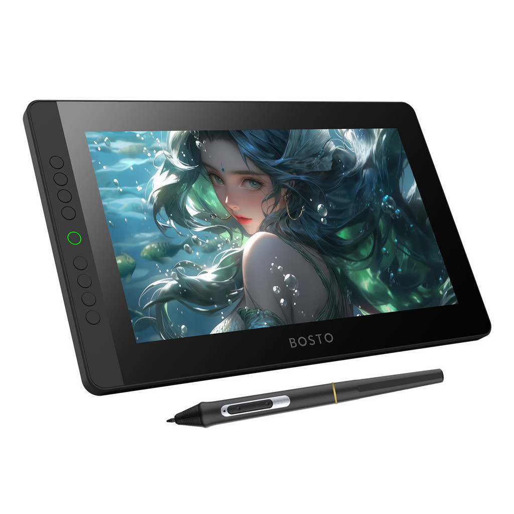 

Bosto Bt-13Hdk Portable Graphics Drawing Tablet 13.3 Inch H-Ips Led Screen Display Digital Art