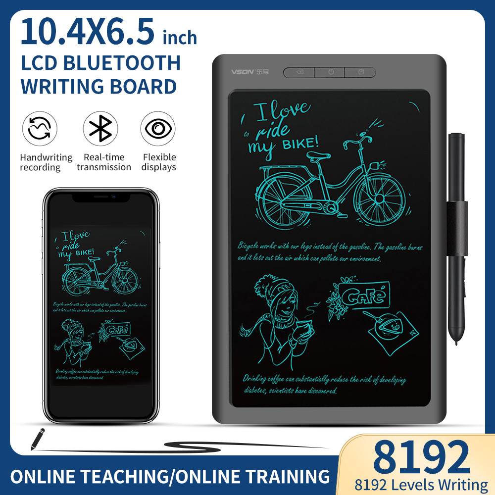 

10 Inch Digital Tablet Art Graphic Drawing 8192 Levels Pressure Sensitivity Writing Board For