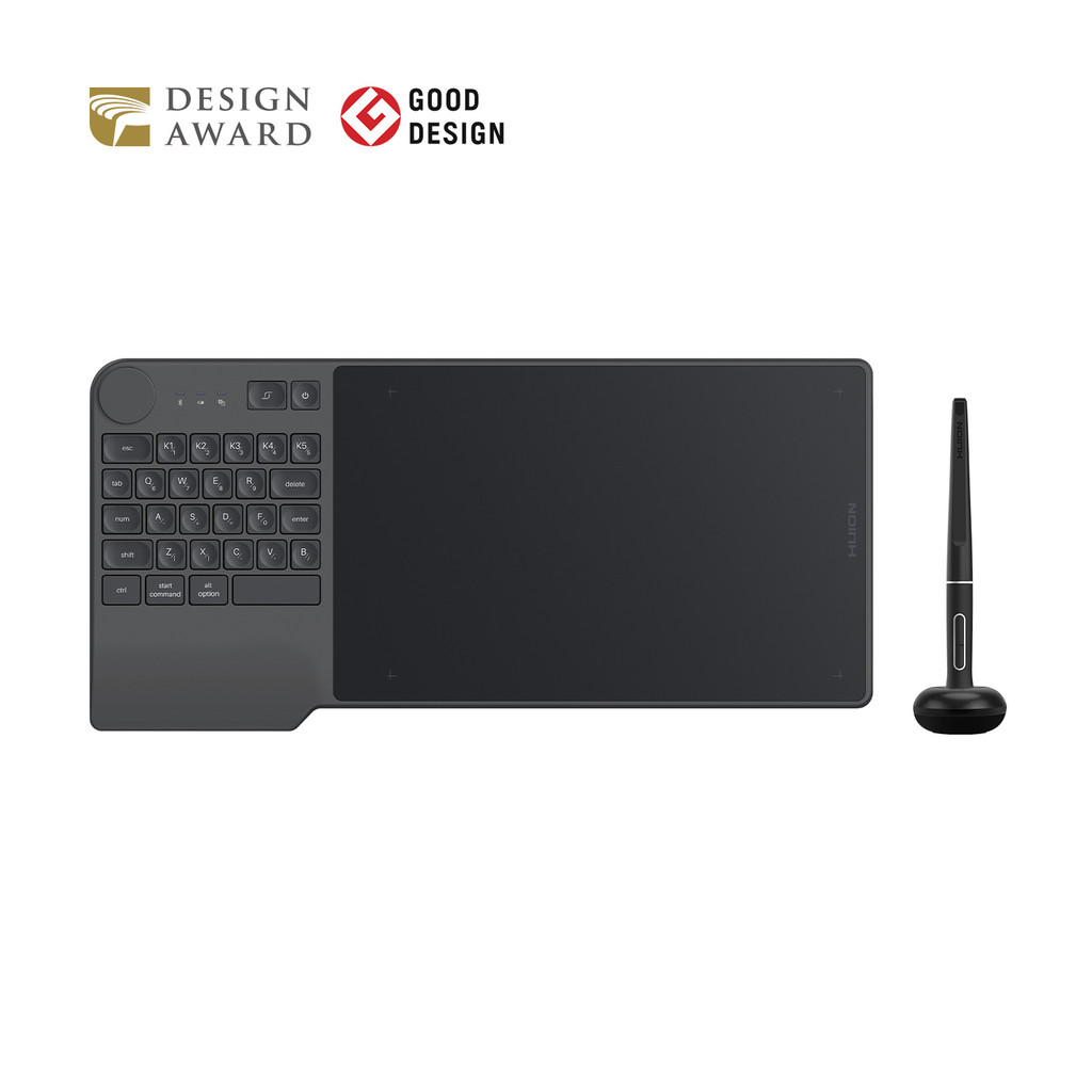 

Huion Kd200 Wireless Drawing Tablet Inspiroy Keydial Bluetooth Graphic Tablet+Keyboard Dial 5