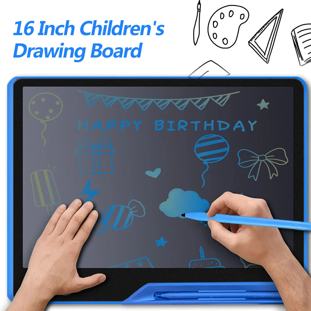

10/16Inch Lcd Children'S Drawing Tablet Toys For Girls Boys Electronic Doodle Writing Tablet