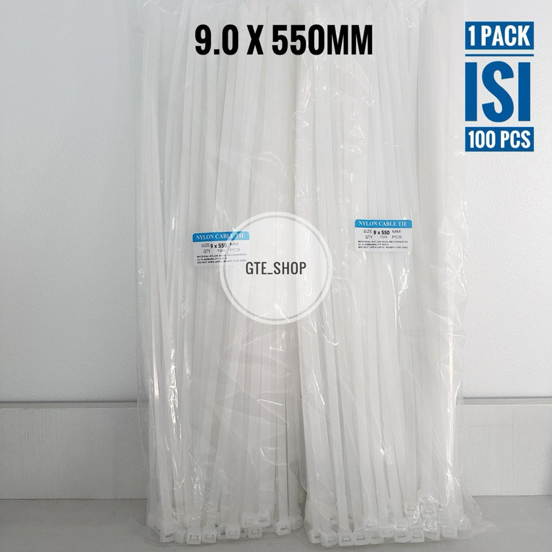 

Kabel Ties 55cm (550mm) 9 x 550mm PROMO TERMURAH Cabel Tie / Kabel Tie / Cabel Ties / Pengikat Kabel