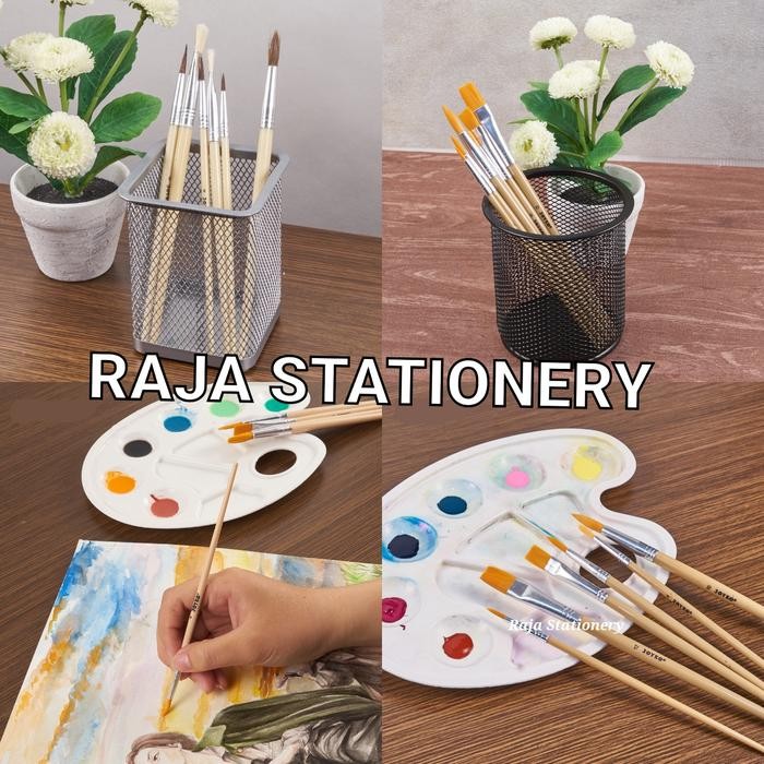 

ready stok joyko brush set acrylic / set kuas lukis cat akrilik air poster br original