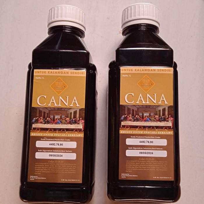 

CANA ANGGUR PERJAMUAN KUDUS 1L