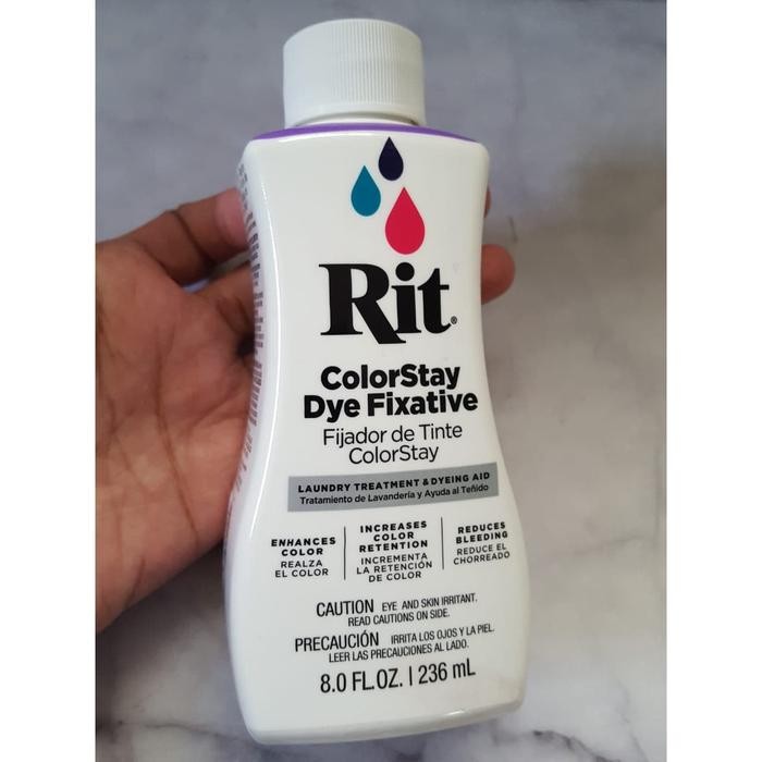 

ready stok rit dye color stay fixative 8oz original
