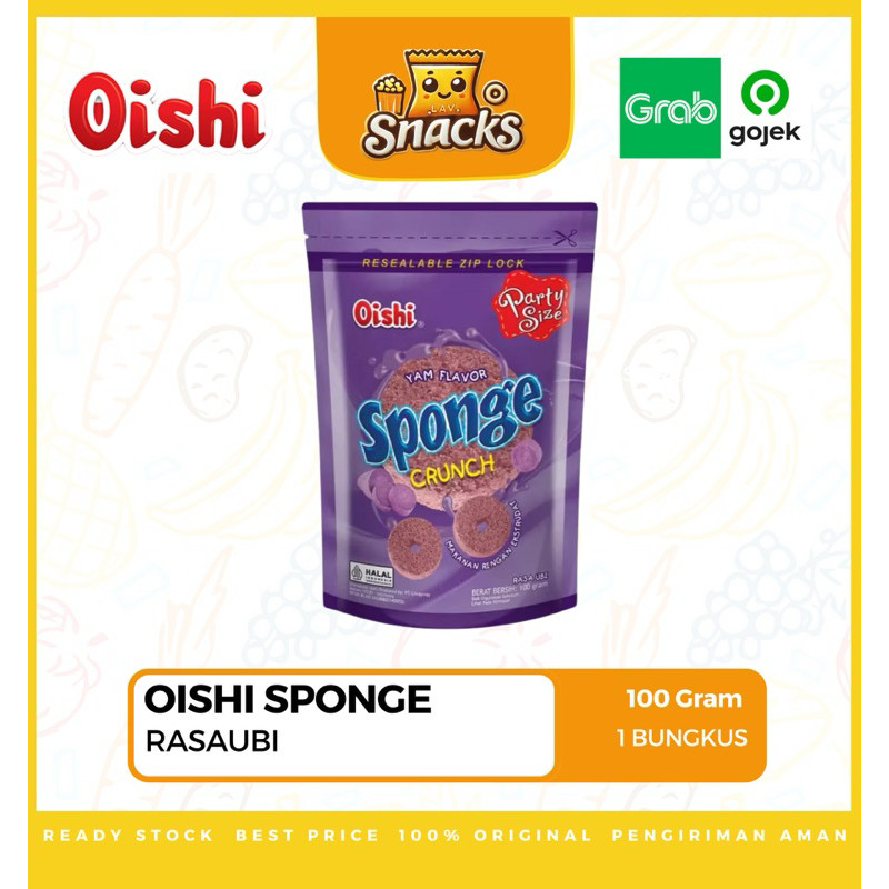

Lav.SnacksSponge Crunch Oishi Chocolate Strawberry 100GR - 1 PCS