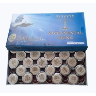 

GROSIR 10dus Anggur Perjamuan+Hosti AYAT merk "GALILEA