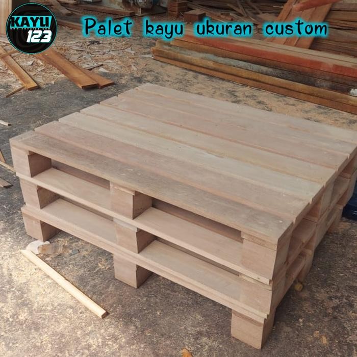 

ready stok palet kayu ukuran custom kondisi siap pakai original
