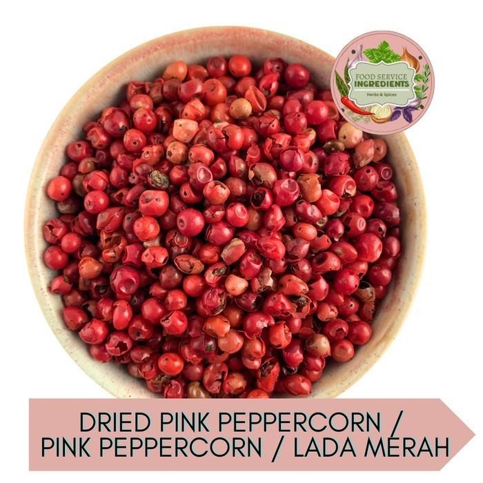 

------] Pink peppercorn 100gram / dried pink peppercorn / lada merah