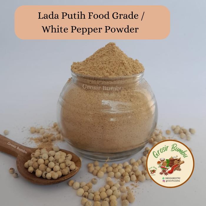 

Lada Putih Food Grade / White Pepper Powder ala Resto 250GRAM