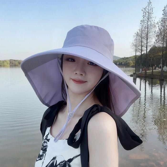 Topi / Topi Wanita / Topi Matahari / Topi Matahari / Topi Pantai / Pelindung Uv Sun Ray / Fashion /