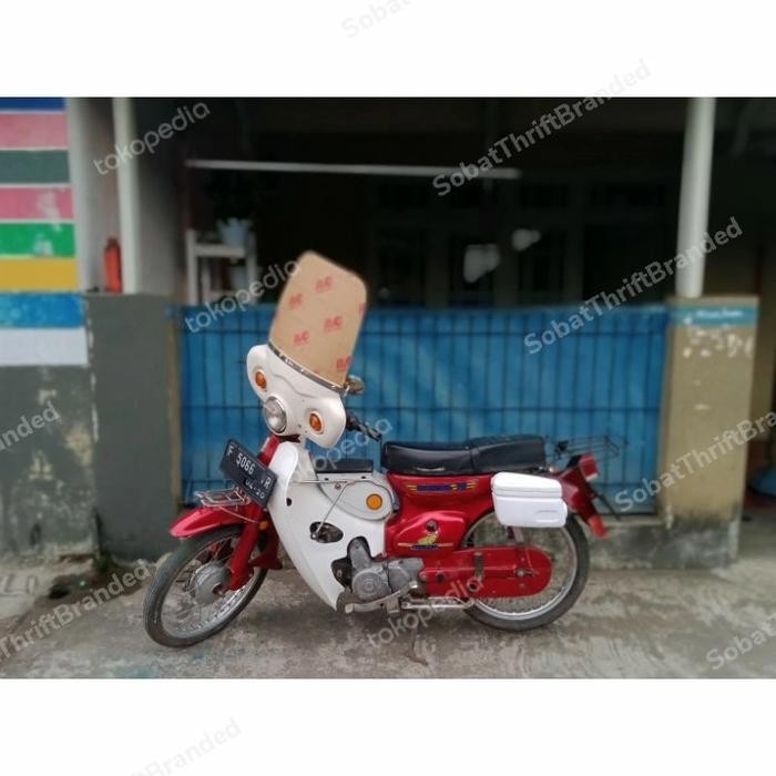 windshield visor honda c70 clasic