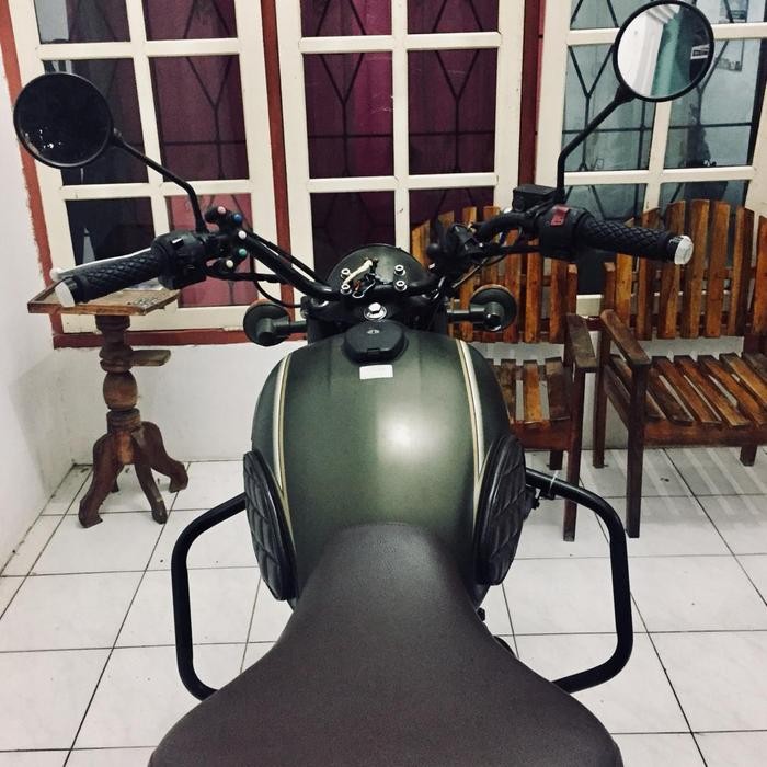 stang motor Kawasaki W175 / Custom Stang PullBack / Nyaman