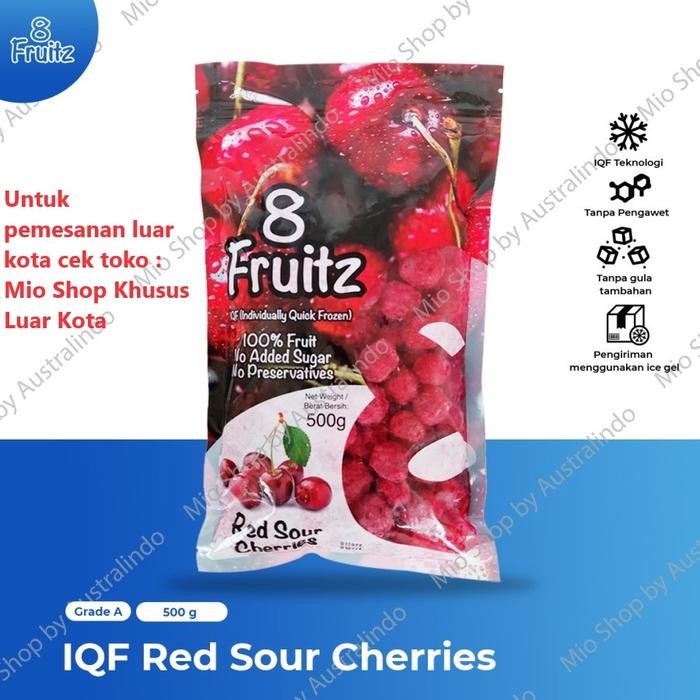 

NewZbgt- Frozen red sour cherries/cherry (pitted) 500 Gr