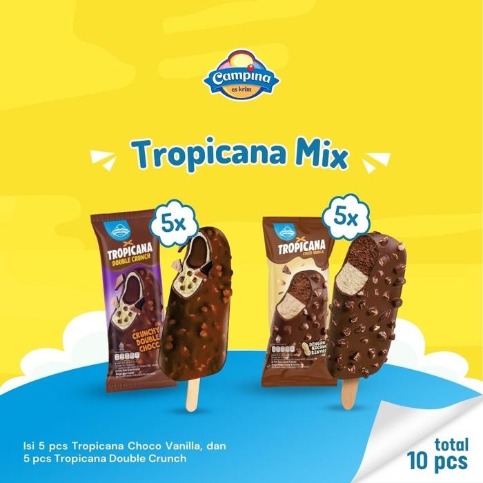 

NewZbgt- Campina Tropicana Mix - Es Krim