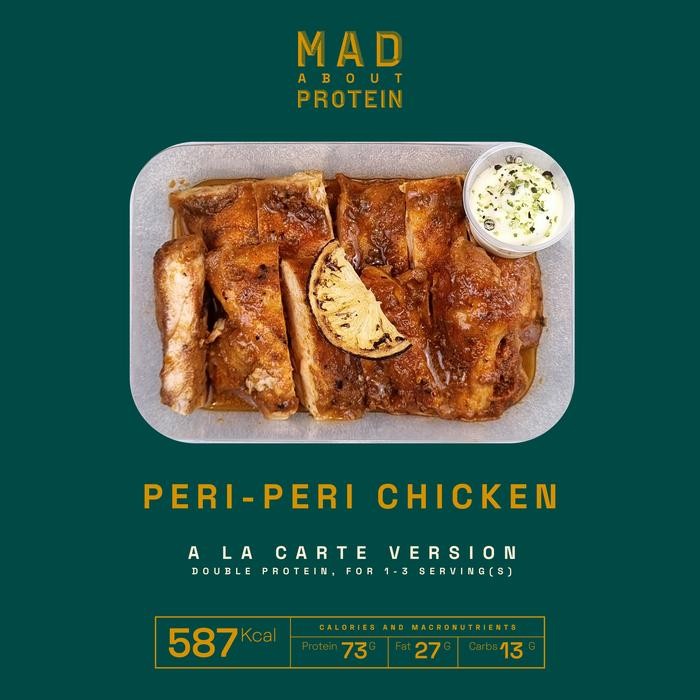 

NewZbgt- [ALA CARTE] Peri-Peri Chicken - MAD ABOUT PROTEIN Frozen Mealprep