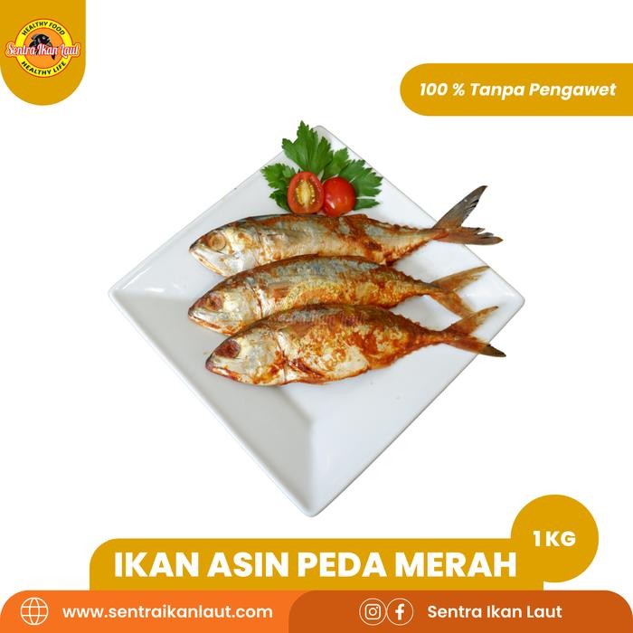

NewZbgt- Ikan Asin Kering Peda Merah Super 800 Gram