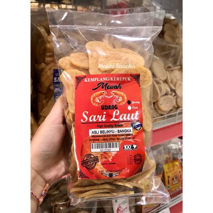 

NewZbgt- Kerupuk Kemplang Mentah Udang SUPER (Bulat Besar) 500gr Asli Bangka