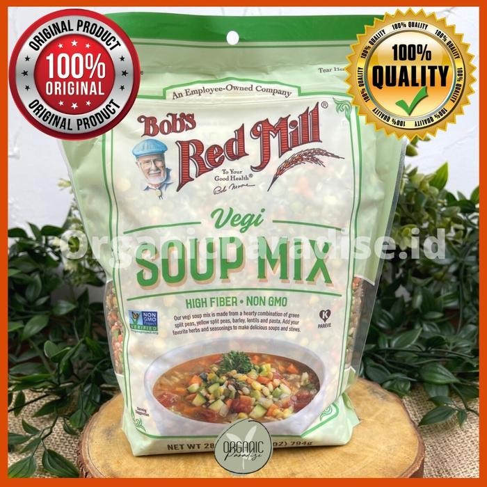 

NewZbgt- Bob's Red Mill Soup Mix Veggie / 13 Beans NON GMO High Fiber 794 gram