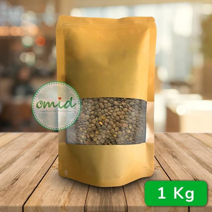 

NewZbgt- Organic Brown Lentils - Kacang Lentils Cokelat - 1 Kg