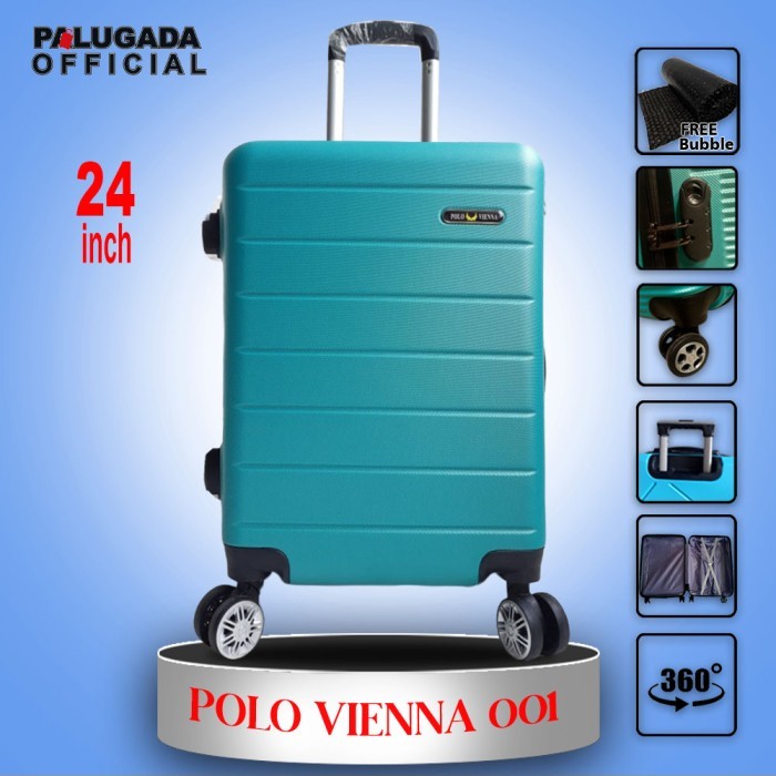 Koper Fiber Polo Vienna 24 Inch 001/ Free Kardus Pengiriman Cepat