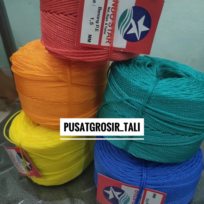 

Tali Tambang Kecil 1,5mm / Tambang PE 1,5 mm +/- 150 METER MURAH