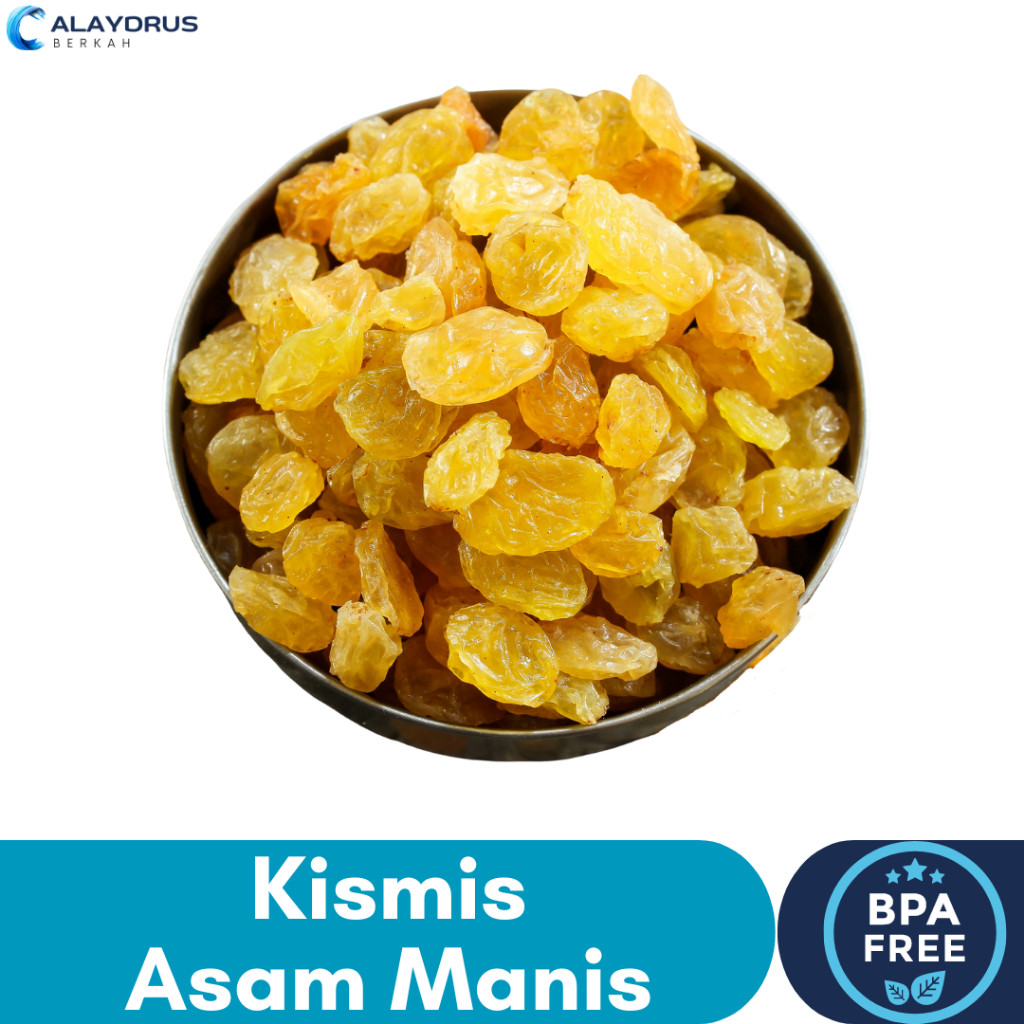 

Kismis Arab Asam Manis Gram Mutiara Golden Raisins Organik Premium Jumbo Oleh Oleh Haji Umroh