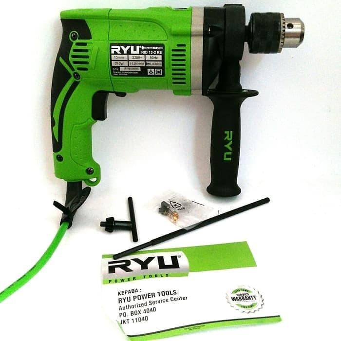 Mesin Bor Tangan Listrik RYU 10MM/13MM Bolak Balik RDR 10-3RE/RID 13RE