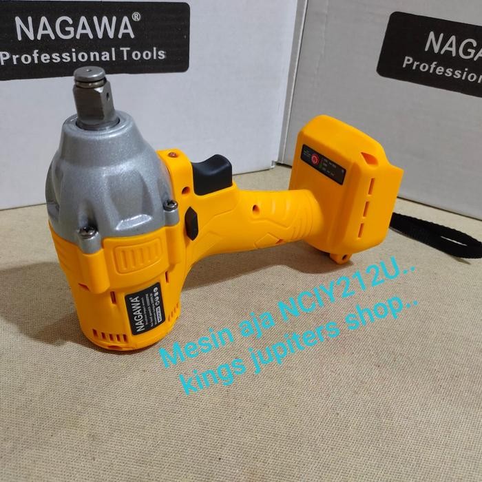 MESIN AJA HUJIA NAGAWA JLD IMPACT WRENCH CORDLESS BOR BUKA TUTUP BAUT