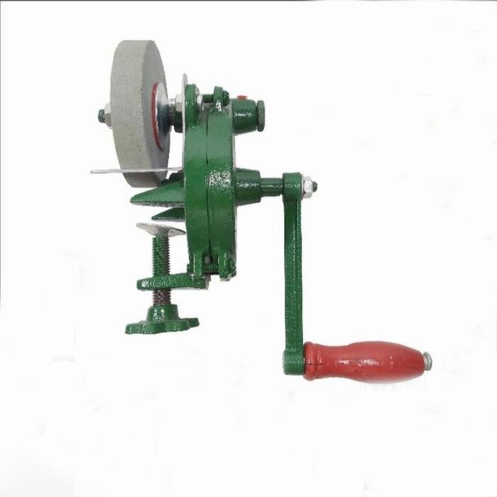 Mesin gerinda tangan manual 6" inch alat gerinda manual