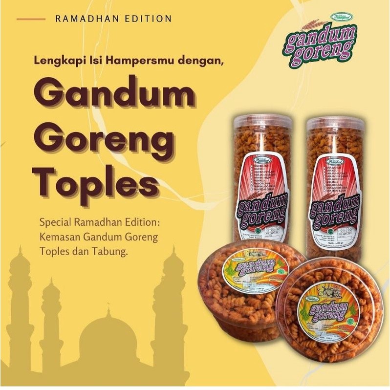 

Sajiandapur Snack Gandum Goreng Tube 400G