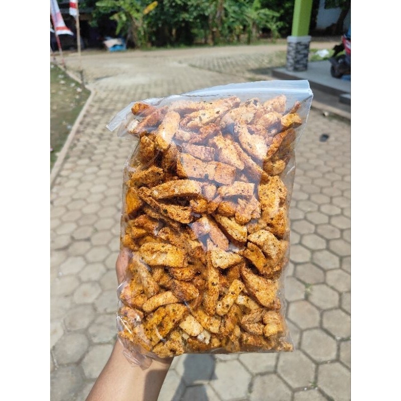 

Sajiandapur Basreng Hah Pedas Daun Jeruk Renyah 500Gr
