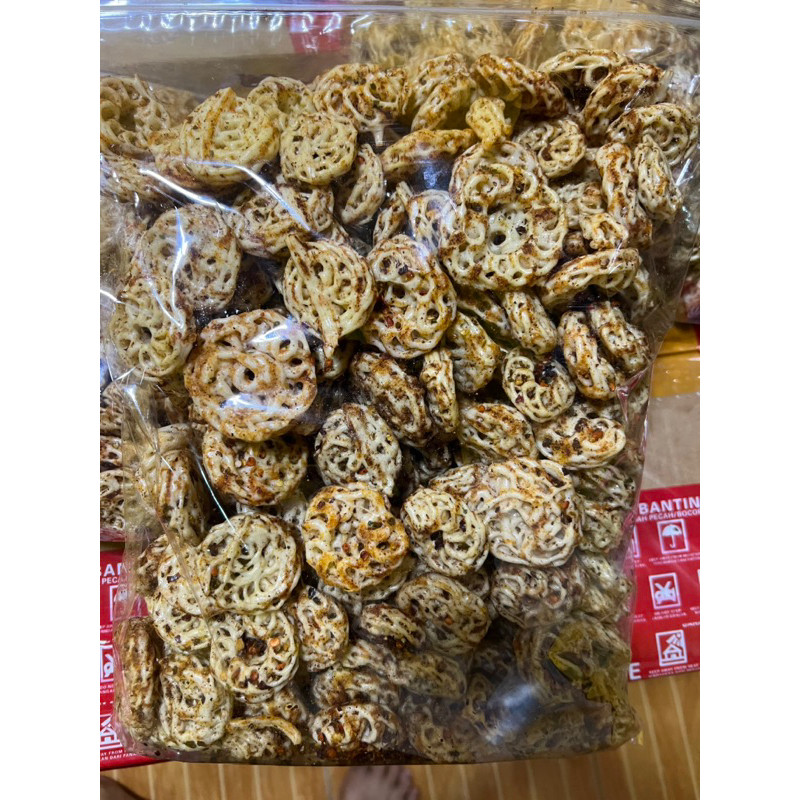 

Sajiandapur Krupuk Seblak Mawar Bantet Pedas 500Gram