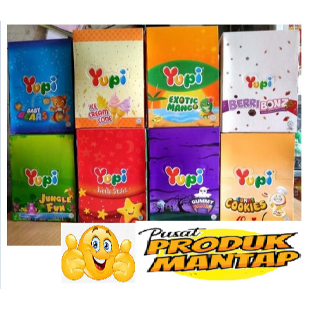 

Sajiandapur Yupi 1 Box Isi 24 Pc / Yupi 500