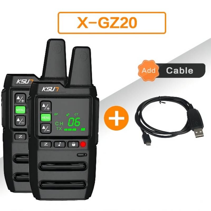 Ksun Tfsi Walkie Talkie 2 Pcs Included Wireless Set Ham Amateur Radio Receiver Station Walkie Talkie