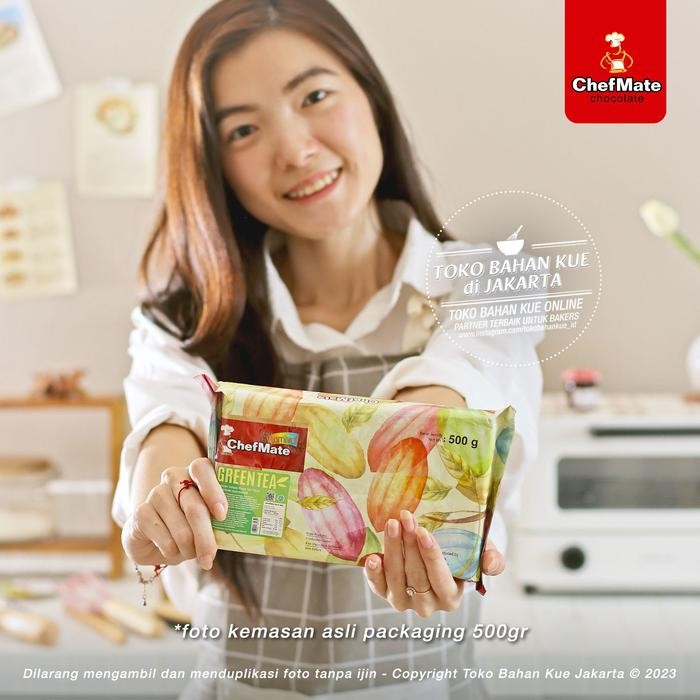 

Chefmate - Green Tea 500gr Pack ASLI Chocolate Compound Coklat Batang