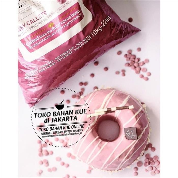 

Callebaut Ruby 250gr Couverture Chocolate RB1 Cokelat Coklat Baking