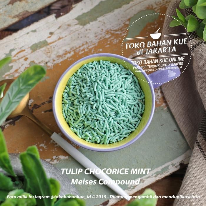 

Tulip Chocorice Mint 1kg Mesis Cokelat Rasa Mint Enak Premium Meses