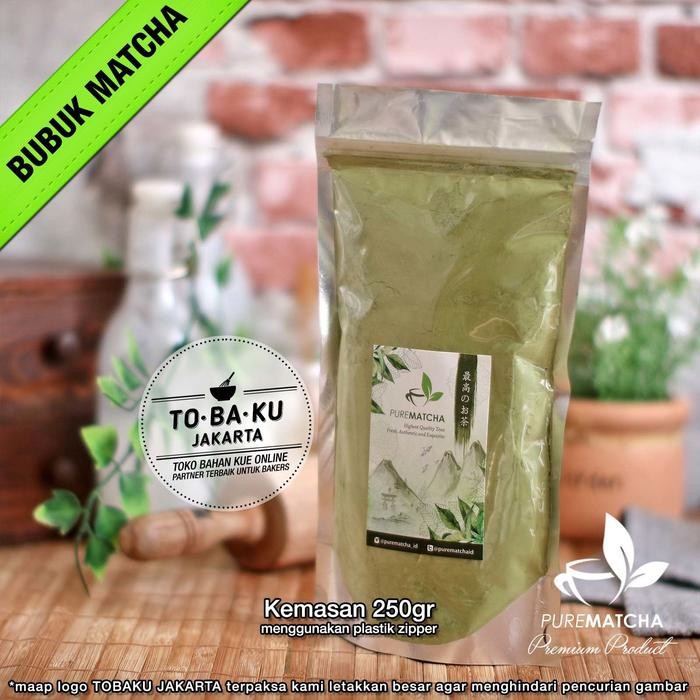 

Pure Matcha Powder 250gr Pouch Bubuk Matcha Murni Green Tea Premium