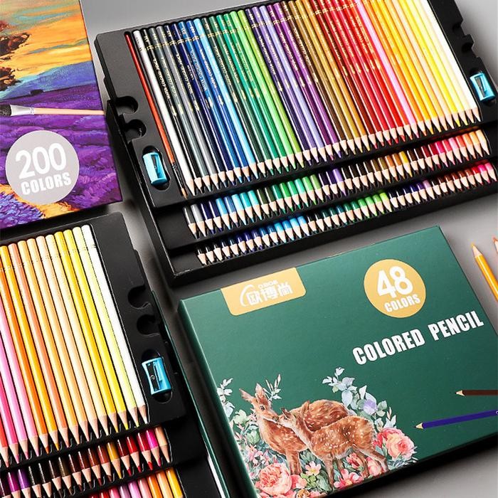 

OBOS Oil Pencil Color Pensil Warna Minyak 48/72 Pencil Color Set High Grade Oil Pencil Stationery