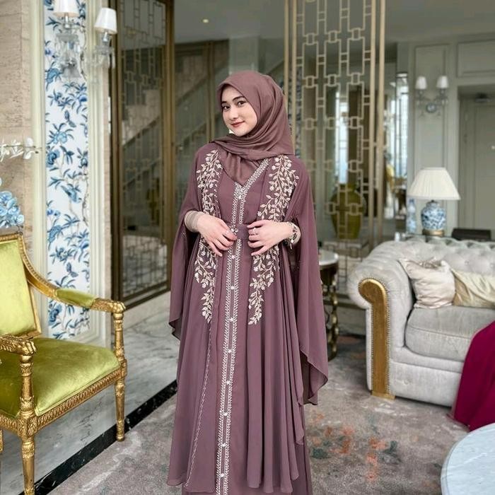 Mosya- ZNBGALLERY GHINA KAFTAN FREE MANSET INNER BELT & TURBAN