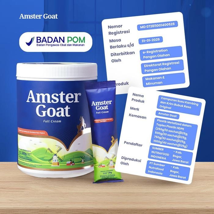

READY STOK SUSU AMSTER GOAT 250 GRAM BPOM AKUN RESMI AMSTER GOAT SUSU KAMBING BELANDA DENGAN
