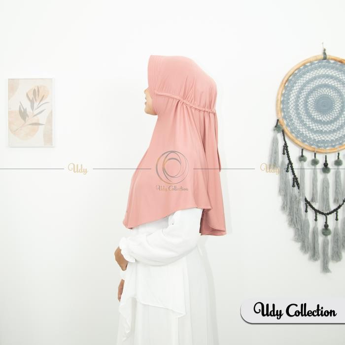 Lamia- Hijab Instan Serut Jokowi Spandek Jersey / Jilbab Instan Serut Jokowi