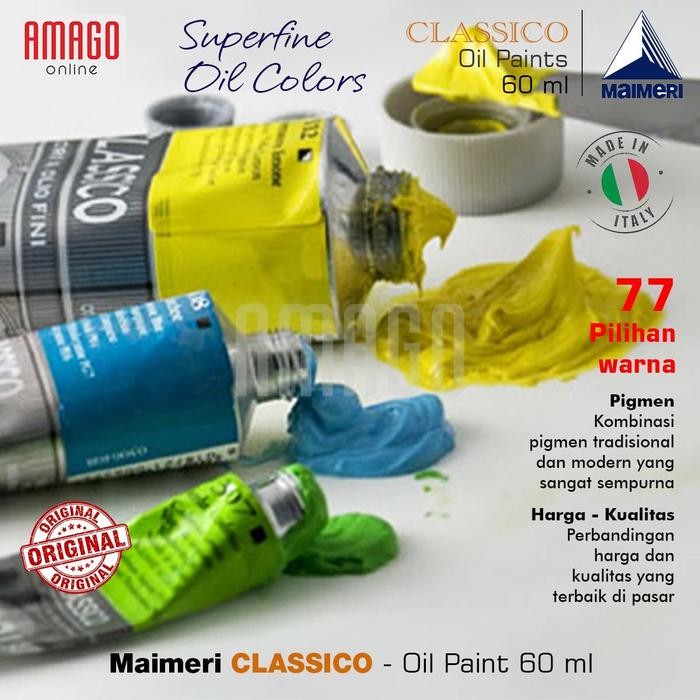 

TERLARIS MAIMERI CLASSICO - OIL PAINT - INDIAN YELLOW - 60ML - M0306098