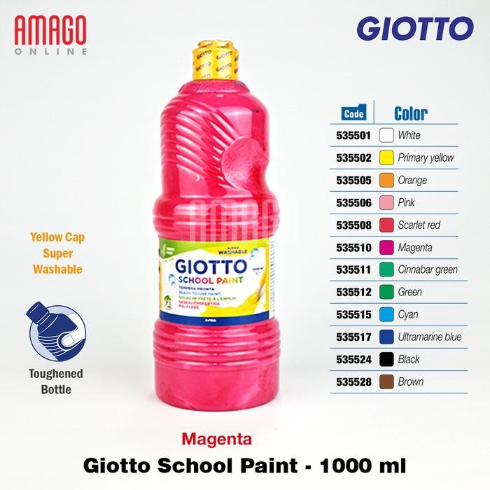 

TERLARIS GIOTTO SCHOOL PAINT - MAGENTA - 1.000 ml - 535510