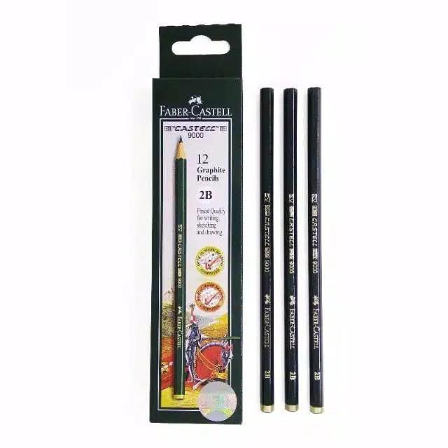 

Pensil 2B Faber Castell (Lusinan)