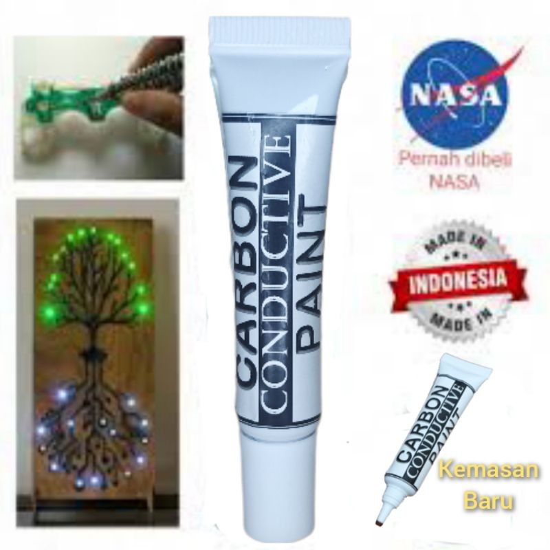 

CARBON CONDUCTIVE PAINT / CAT KARBON PENGHANTAR ARUS LISTRIK 15 GRAMS