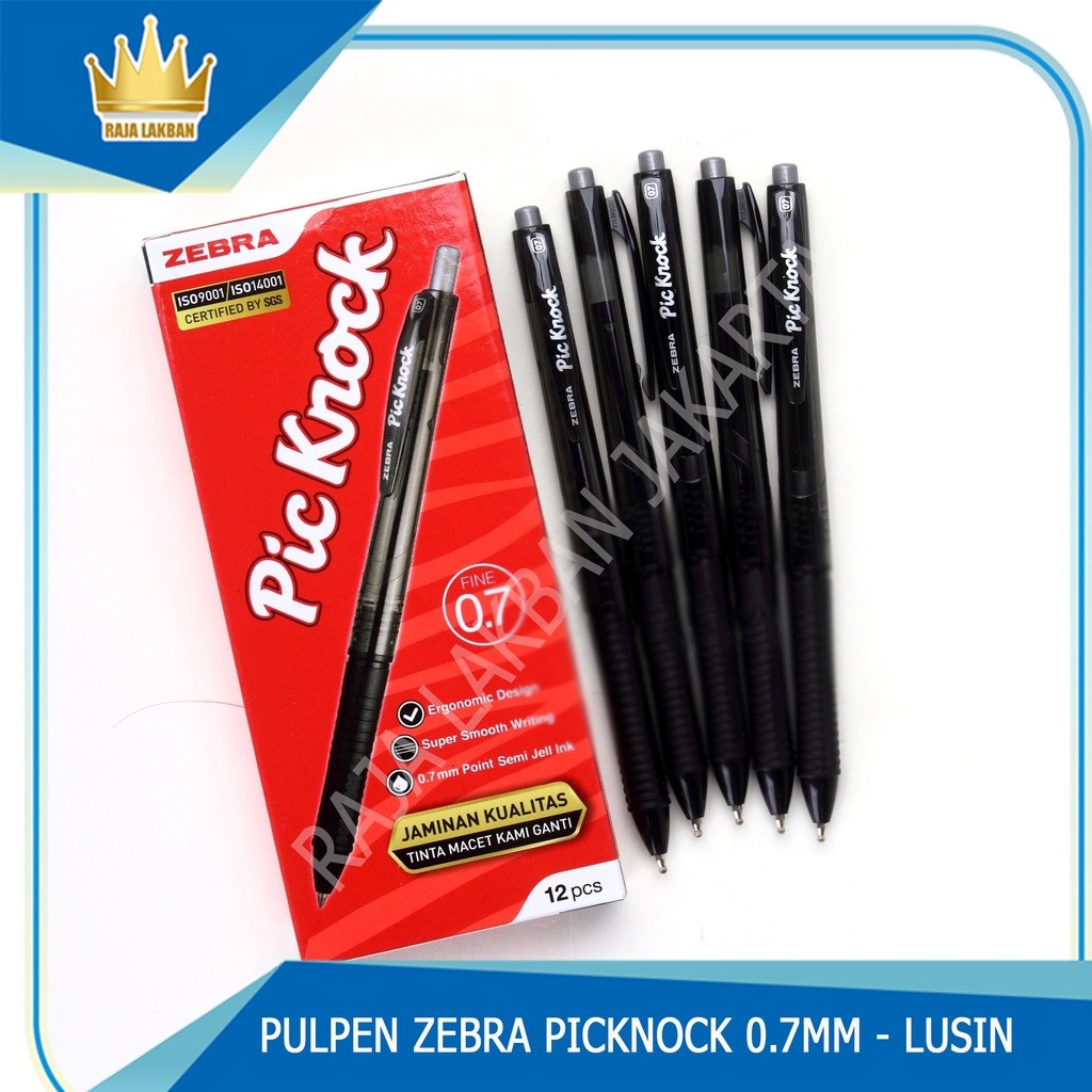 

Pulpen / Pen Zebra PICKNOCK 0.7MM PER LUSIN