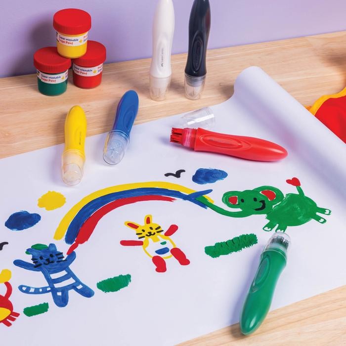 

TERLARIS Faber-Castell Little Creative Squeeze Paintbrushes