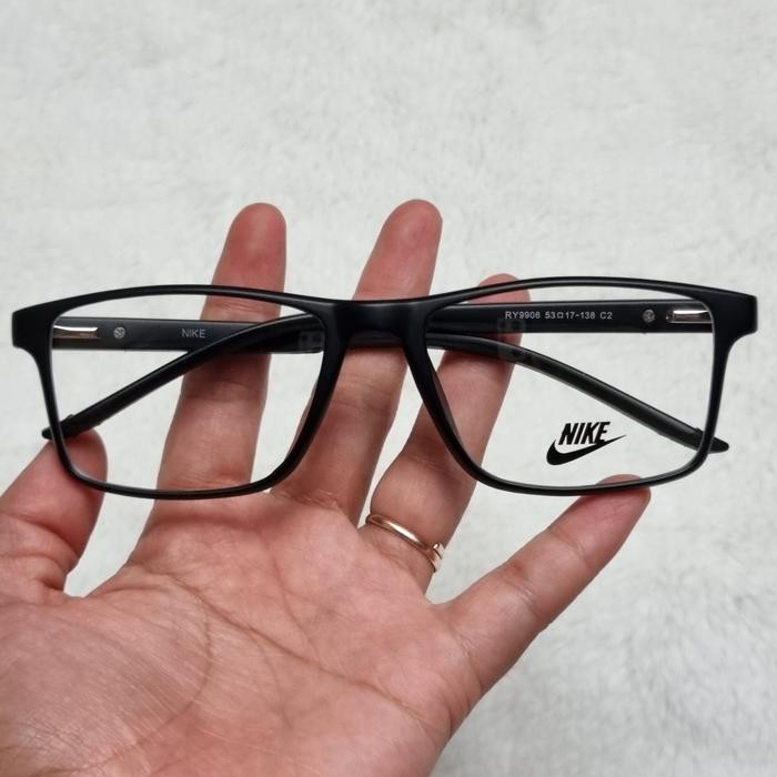 Gercep Kacamata Frame Nike 9906 Paket Lensa Photocromic Grey/ Blueray