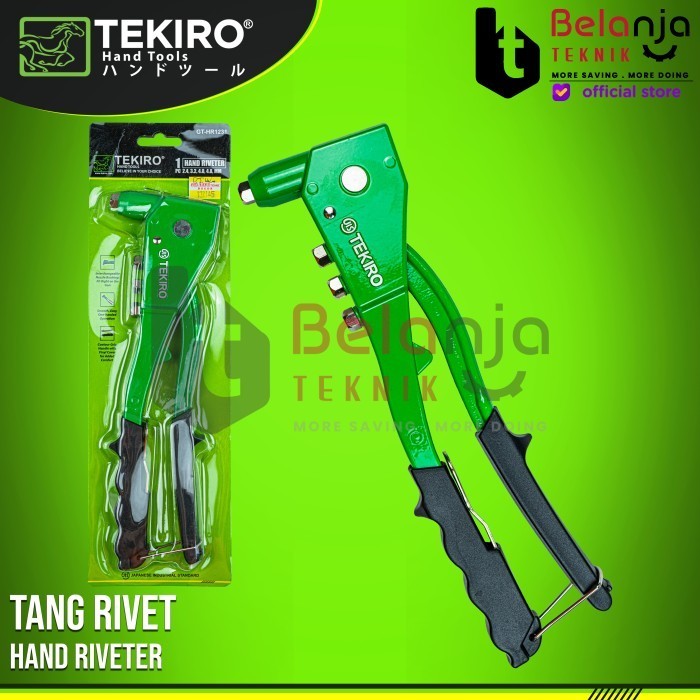 TEKIRO HAND RIVETER TANG RIVET TEKIRO 2 - 10 MM TANG RIVET HEAVTY DUTY